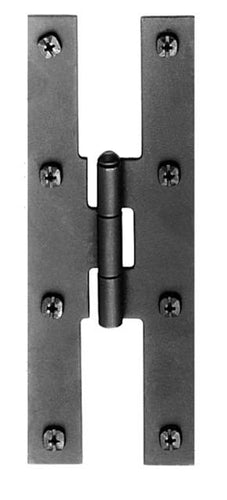 Acorn AH7BQ: 7 inch H Hinge in Smooth Iron (Pair)
