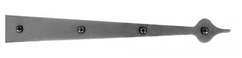 Acorn AIBBP: 14 inch Spear Dummy Strap Hinge in Smooth Iron