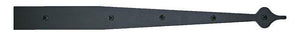 Acorn AIDBP: 18.75 inch Spear Dummy Strap Hinge in Smooth Iron