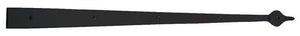 Acorn AIFBP: 24 inch Spear Dummy Strap Hinge in Smooth Iron