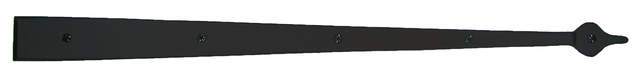 Acorn AIFBP: 24 inch Spear Dummy Strap Hinge in Smooth Iron
