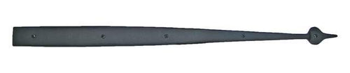 Acorn AIGBP: 31 inch Spear Dummy Strap Hinge in Smooth Iron