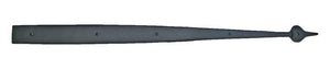 Acorn AIGBP: 31 inch Spear Dummy Strap Hinge in Smooth Iron