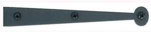 Acorn AIZBP: 6 inch Bean Dummy Cabinet Strap Hinge in Smooth Iron