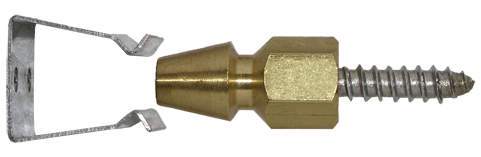 Acorn AKYJP: 1.25 inch Bullet Catch for Brick Mount in Smooth Iron