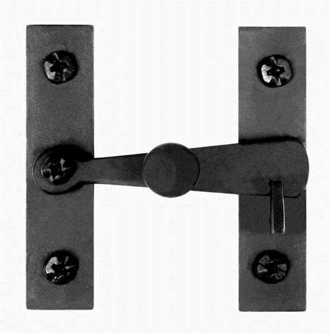 Acorn ALJBR: 2.63 inch Drop Bar Cabinet Latch in Smooth Iron