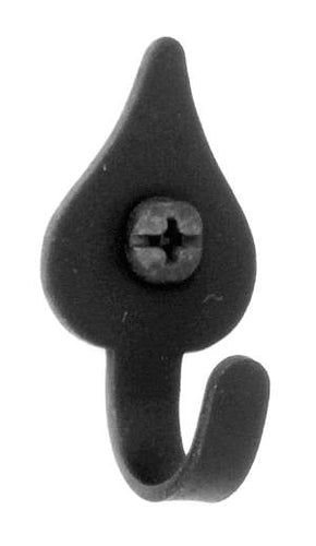Acorn AM2BP: 1.5 inch Colonial Heart Hook In Smooth Iron