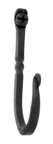 Acorn AM9BP: 3.5 inch Colonial Hook In Smooth Iron