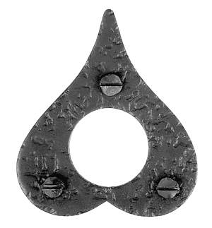 Acorn AMRBP: 3 inch Heart Cylinder Collar Forged Iron