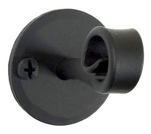 Acorn AMZBP: 1.5 inch Scroll Hook with Round Backplate in Smooth Iron