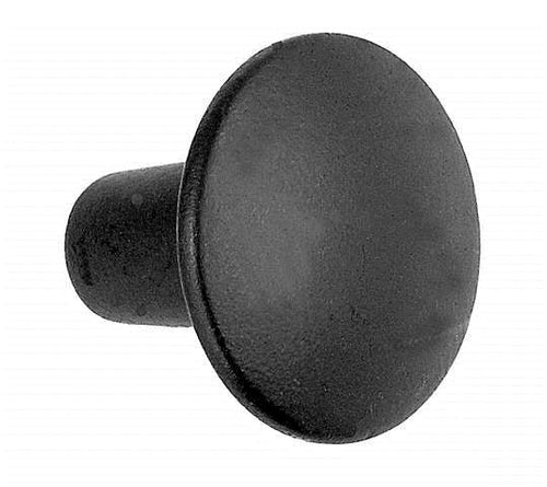 Acorn AP2BP: 1.38 inch Round Cabinet Knob in Smooth Iron