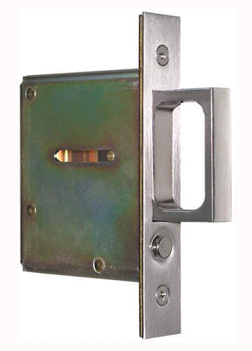 Acorn APMJP: 5 inch Pocket Door Pull, Mortise in Stainless Steel