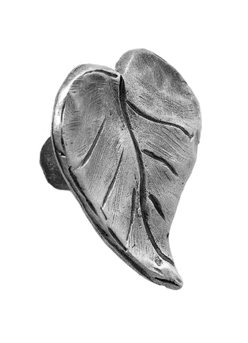 Acorn APRPP: 1.63 inch Dogwood Leaf Cabinet Knob in Pewter