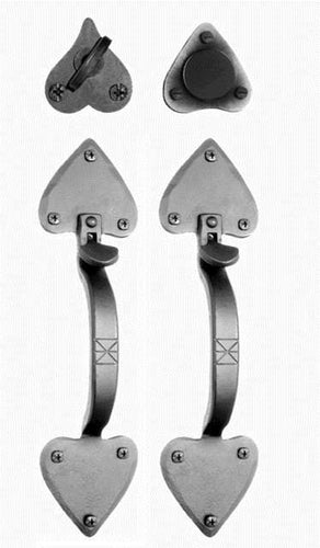 Acorn ATVBD: 12 inch Double Handle Dummy Entrance Lockset in Smooth Iron