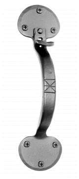 Acorn ATXBD: 10 inch Rim Latch, Dummy Handle and Thumbpiece in Smooth Iron