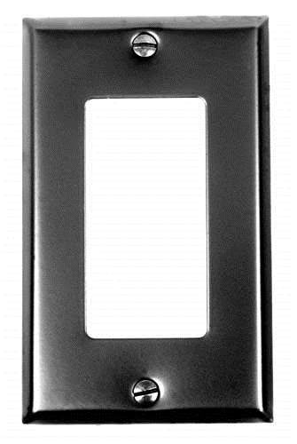 Acorn AW9BP: 4.5 inch Ground Fault Wall Plate in Smooth Iron