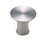 Acorn AZC200-BRU: 1 inch Round Cabinet Knob in Brushed Stainless Steel