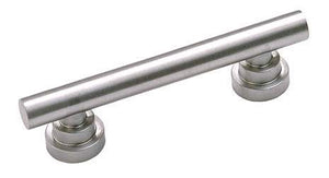 Acorn AZC202-3-BRU: 3 inch Deco Nouveau Cabinet Pull in Brushed Stainless Steel