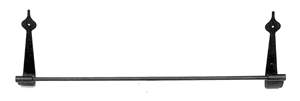 Acorn AB7BP: 19.5 inch Spear Design Towel Bar in Smooth Iron
