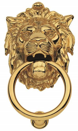 Acorn 2152/2-OLV: Leone 7.5 inch Medium Door Knocker in Polished Brass