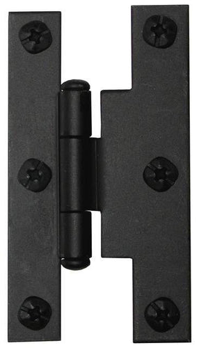 Acorn AH2BQ: 3 inch H Hinge Offset in Smooth Iron (Pair)