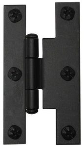 Acorn AH2BQ: 3 inch H Hinge Offset in Smooth Iron (Pair)
