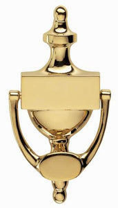 Acorn 2154-OLV: Victorian 6 inch Small Door Knocker in Polished Brass